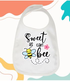 bavoir rigolo pour bébé thème abeille