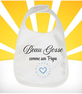 bavoir beau gosse comme son papa