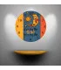 Horloge nuit lune et soleil