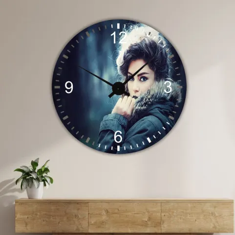 horloge personnalisée plexiglas