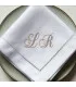 serviette de table personnalisée et brodée