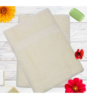 maxi drap de bain vanille