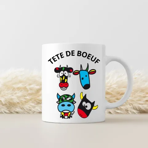 mug original tete de boeuf