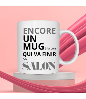 mug rigolo qui termine dans le salon