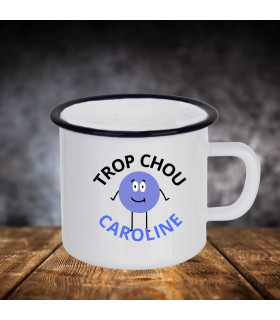 mug en émail personnalisé