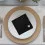 Serviette table personnalsée noire