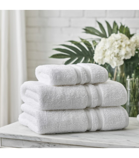 ling de bain blanc brode