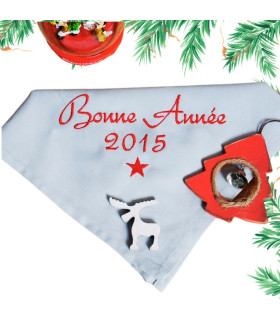 serviette de table nouvel an