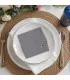 Serviette table brodée