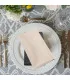Serviette table brodée