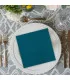 Serviette table brodée
