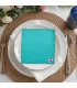 Serviette table brodée