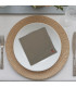 Broderie sur serviette de table