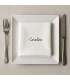 broderie sur serviette de table