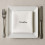 Broderie sur serviette de table