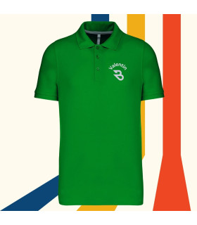 polo vert coupe homme personnalisé