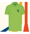 Polo pour homme brodé vert pomme