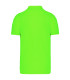 polo dos manches courtes vert brodé