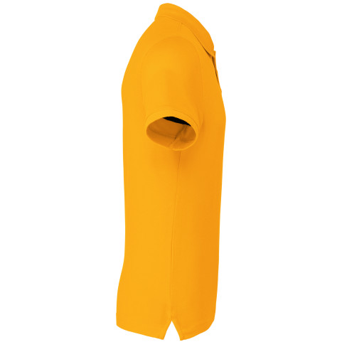 Polo homme personnalisé jaune