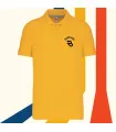Polo homme personnalisé jaune