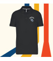 Polo pour homme personnalisé brodé noir