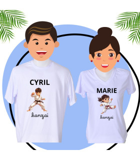 tee shirt homme et femme banzai