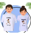 Tee Shirt Duo homme et femme Banzaï