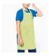 tablier de cuisine vert brodé enfant