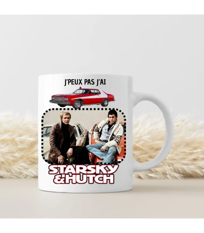 Mug starsky et hutch à personnaliser