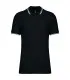 Polo personnalisé et brodé noir homme