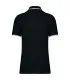 Polo personnalisé et brodé noir homme
