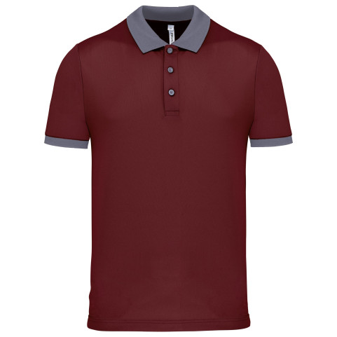 Polo sport piqué homme proact brodé