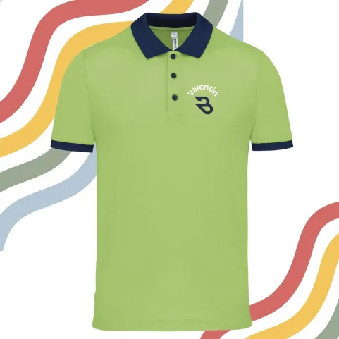 polo sport hommes manches courtes