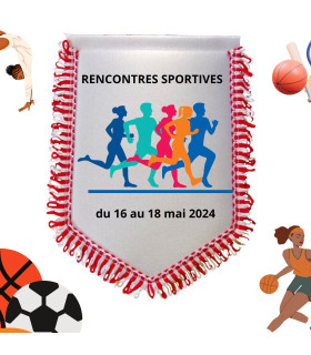 fanion sport tissus personnalise