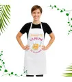 Tablier de cuisine personnalisé reine de la gaufre