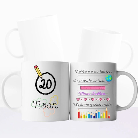 mug pour la meilleure maitresse du monde