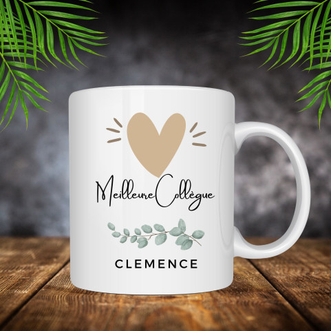 mug élue meilleure collegue