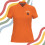 Polo personnalisé femme orange