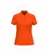 polo orange femme brodé prénom
