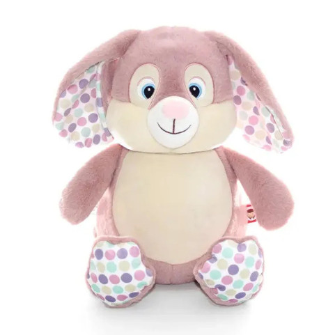 lapin peluche rose