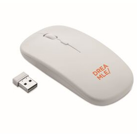 souris sans fil personnalisée avec adaptateur
