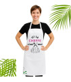 Tablier de cuisine la cheffe c'est moi