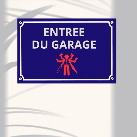 plaque aluminium personnalisée