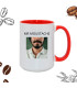 mug grande taille intérieur rouge personnalisé