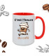 mug xl rouge personnalisé