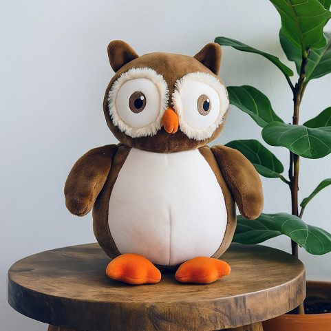peluche enfant chouette