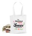 Totebag pour ma soeur en joli cadeau