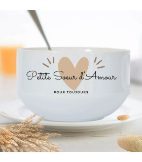 bol petit déjeuner pour ma petite soeur