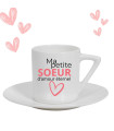 Tasse à café pour ma petite soeur d'amour éternel