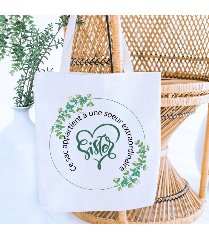Sac pour ma soeur extraordinaire